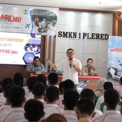 Dukung Generasi Cerdas di SMK, AHM Edukasi Teknologi Sepeda Motor Listrik