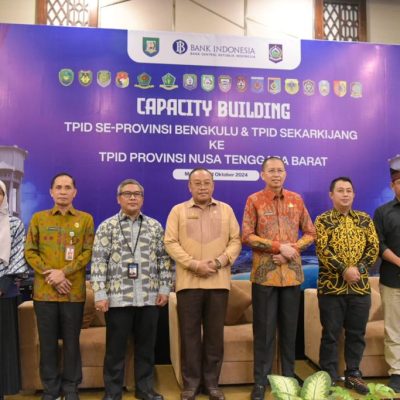 Capacity Building TPID Provinsi Bengkulu ke TPID NTB, Sekda Gita Ariadi Ungkap Ikhtiar NTB Kendalikan Inflasi