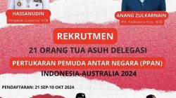 Dispora NTB Buka Pendaftaran Orang Tua Asuh untuk Program Pertukaran Pemuda Antarnegara