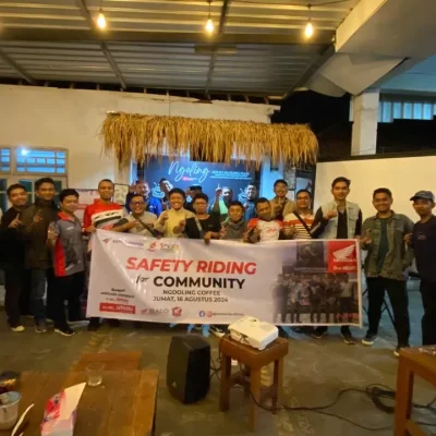 Fokus Soal Keselamatan Berkendara, Komunitas HAI Lombok Gelar Safety Riding