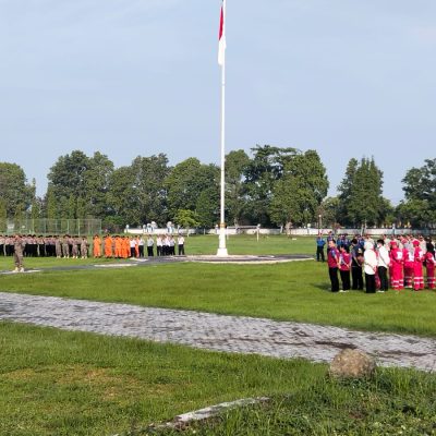 Apel Kesiapsiagaan Bencana, PJ. Sekda, Mengajak Seluruh Elemen Menguatkan Sinergi dan Mengokohkan Soliditas.