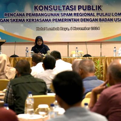 Sekda NTB Buka Konsultasi Publik Rencana Pembangunan SPAM Regional Pulau Lombok dengan Skema KPBU