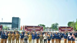 Pj Gubernur, diwakili Asisten I, Hadiri Apel Kesiapan Penyelenggaraan Panitia Pemilihan Kecamatan (PPK) Provinsi NTB