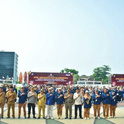 Pj Gubernur, diwakili Asisten I, Hadiri Apel Kesiapan Penyelenggaraan Panitia Pemilihan Kecamatan (PPK) Provinsi NTB