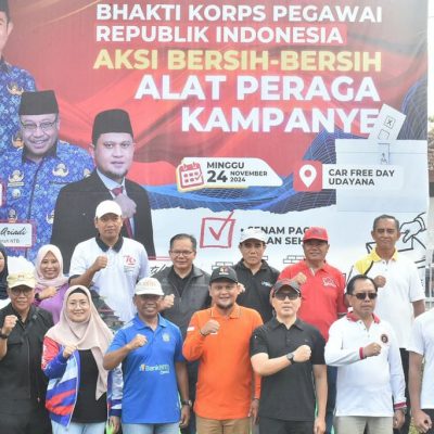 Aksi Bersih Alat Peraga Kampanye, NTB Bersiap Pilkada