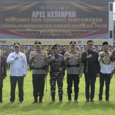 Pj Gubernur NTB Hadiri Apel Kesiapan Pengamanan Pilkada 2024