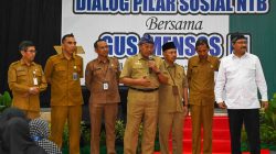 Sekda NTB Dampingi Menteri Sosial Dialog Dengan Pilar-Pilar Sosial