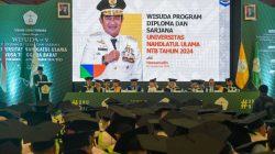 Dampingi K.H. Ma’ruf Amin, Pj. Gubernur NTB Hadiri Wisuda V UNU NTB