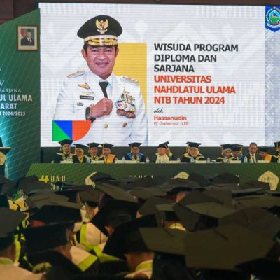 Dampingi K.H. Ma’ruf Amin, Pj. Gubernur NTB Hadiri Wisuda V UNU NTB