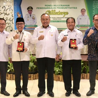 Pemprov NTB Berikan Anugerah Sidhakarya Bagi Perusahaan, Sekda NTB: Inspirasi Untuk Berinovasi dan Berkarya