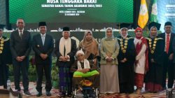 Hadiri Wisuda UNU NTB, Pj Gubernur Berpesan Ciptakan Lapangan Kerja