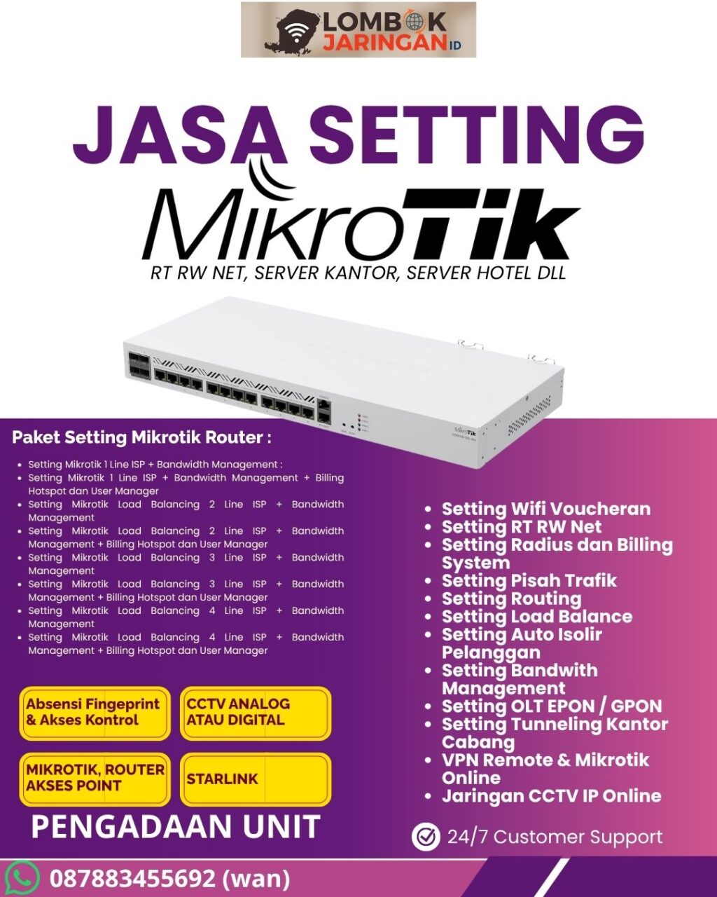 JASA SETTING MIKROTIK