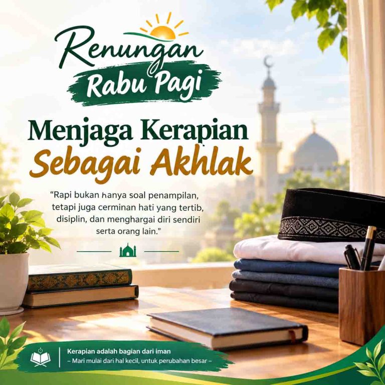 menjaga kerapian