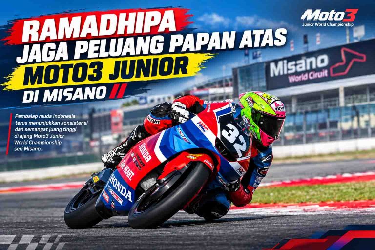 Ramadhipa Menjaga Papan Atas Moto3 Misano
