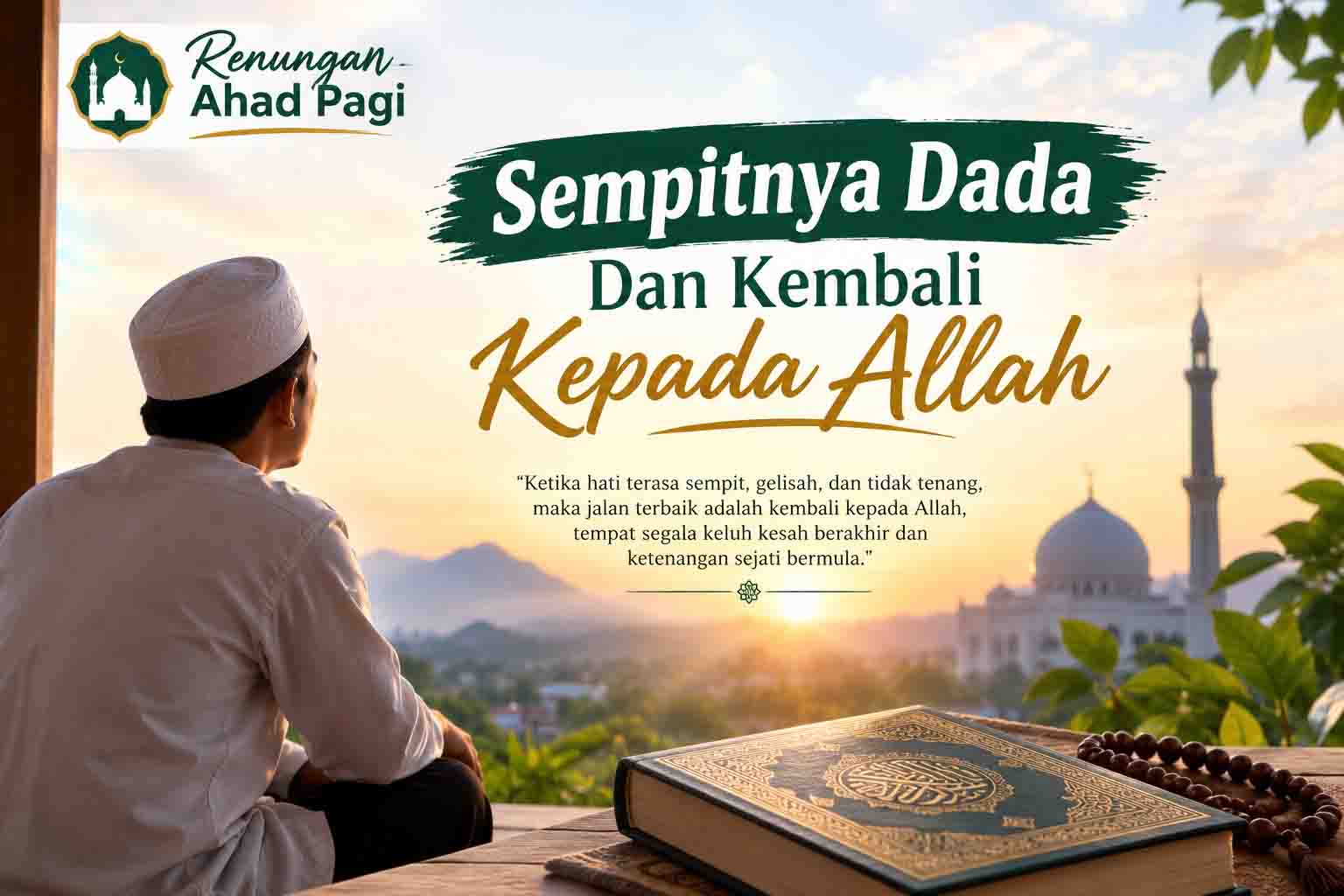 Renungan Ahad Pagi Kembali kepada Allah