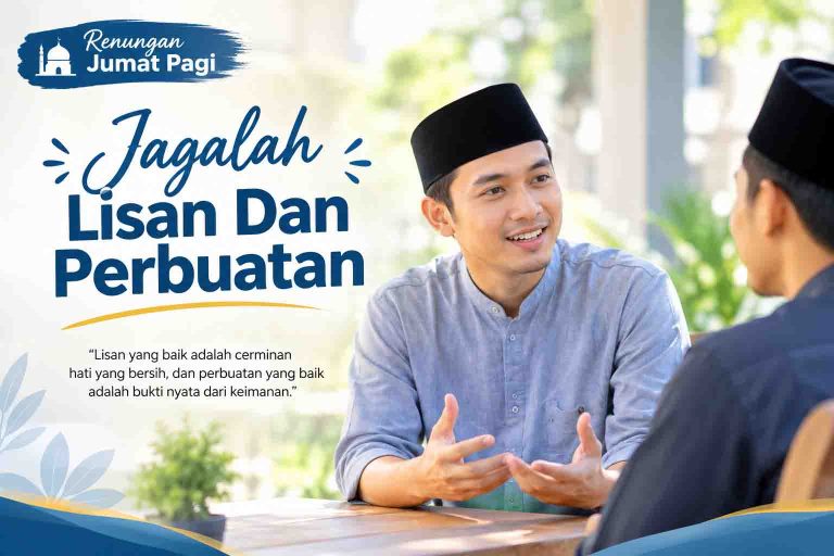 Renungan Jumat Pagi Jaga Lisan dan Perbuatan