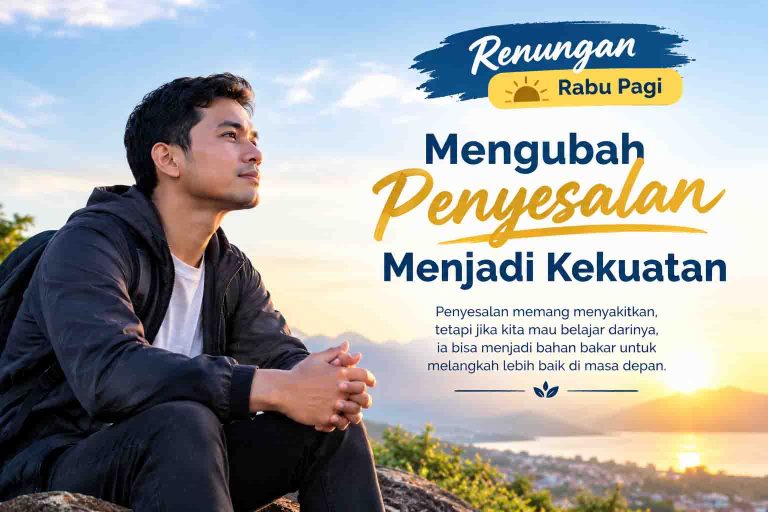 Renungan Pagi Penyesalan Menjadi Kekuatan