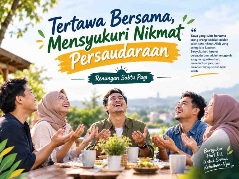 Tertawa Bersama, Mensyukuri Persaudaraan